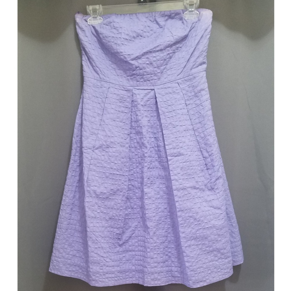 J. Crew strapless dress.